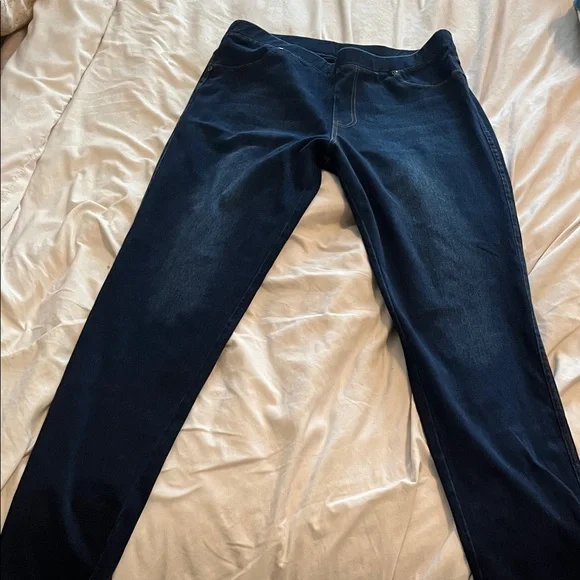 Classic Blue Women's Jeggings - Picture 1 of 4